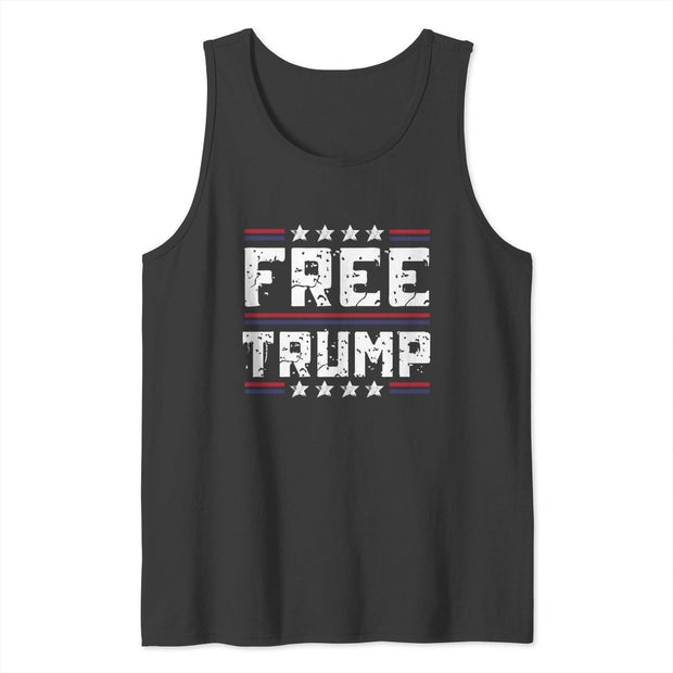 Free Trump Black Tank Top 2024 | FreeTrump.com