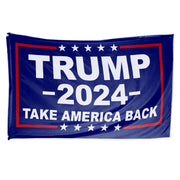 Trump Rally Truck Flag Take America Back 2024 Blue