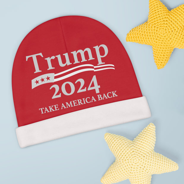 Trump 2024 Red Winter Beanie Take America Back: Stay Warm, Stay Bold