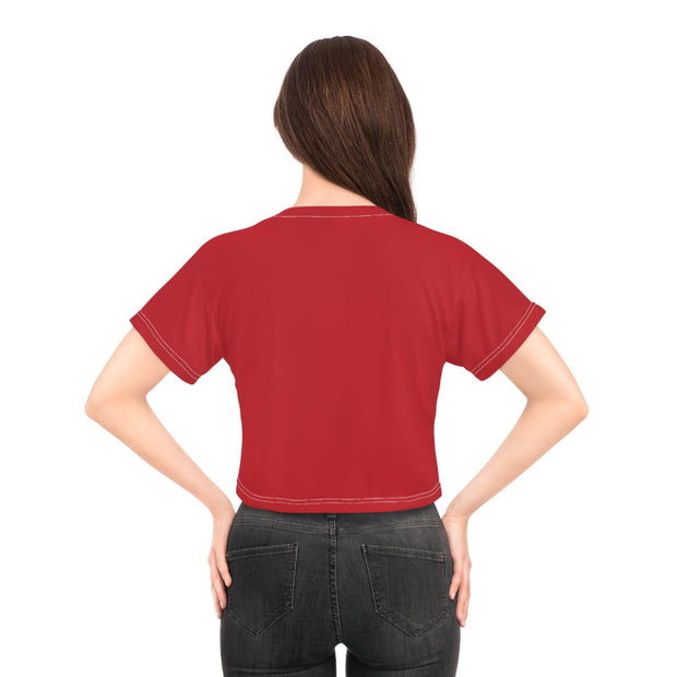 Trump 2024 Rally Women Red Crop Top