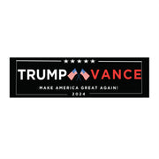 Premium Trump Vance 2024 Bumper Sticker - Black Edition