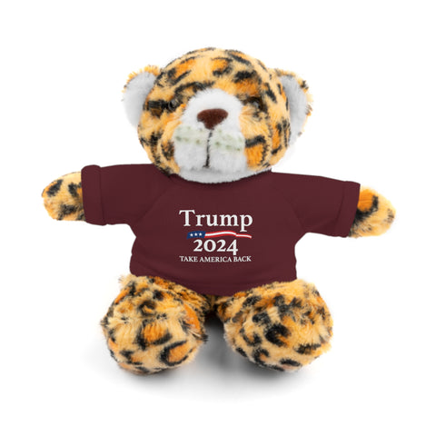 Trump 2024 Stuffed Animals Take America Back Slogan