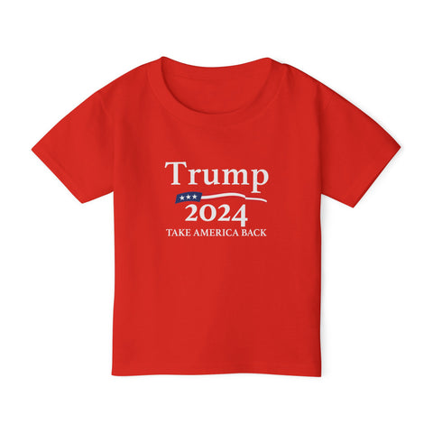 Kids' 'Trump 2024 - Take America Back' Patriotic T-Shirt