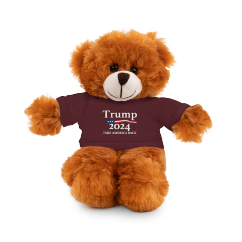 Trump 2024 Stuffed Animals Take America Back Slogan