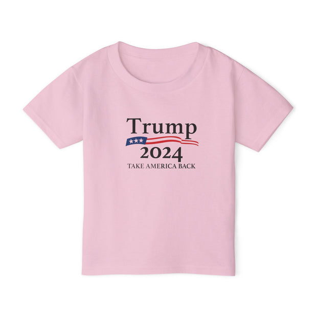 Kids' 'Trump 2024 - Take America Back' Patriotic T-Shirt