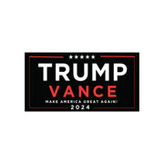 Premium Trump Vance 2024 Bumper Sticker - Black Edition