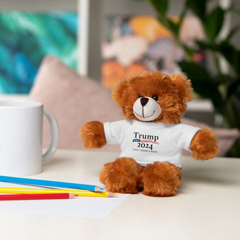 Trump 2024 Stuffed Animals Take America Back Slogan