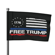 1776 Free Donald Trump Patriotic Flag - American Pride Vintage Flag