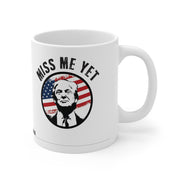 White Trump Mugshot coffee cup | Trump 2024 Rally Campaign Products