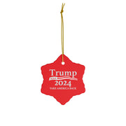 Limited Edition Donald Trump Rally 2024 Christmas Ornament - Make Christmas Great Again!