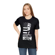 Get Your Stylish Trump 2024 T-Shirt - American Flag Trump 2024 Rally Shirts Limited Edition | FREETRUMP.COM