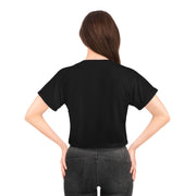 Trump 2024 Take America Back Women's Black Crop Top