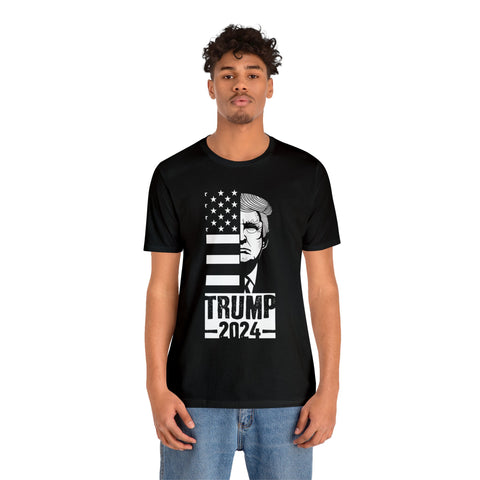 Get Your Stylish Trump 2024 T-Shirt - American Flag Trump 2024 Rally Shirts Limited Edition | FREETRUMP.COM