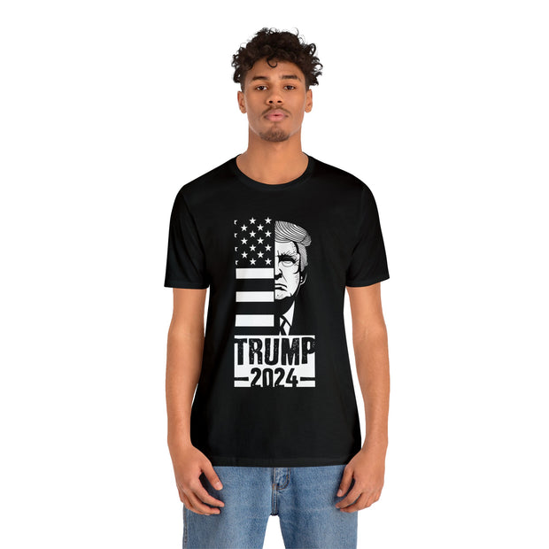 Get Your Stylish Trump 2024 T-Shirt - American Flag Trump 2024 Rally Shirts Limited Edition | FREETRUMP.COM