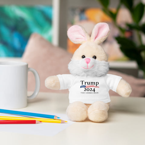 Trump 2024 Stuffed Animals Take America Back Slogan