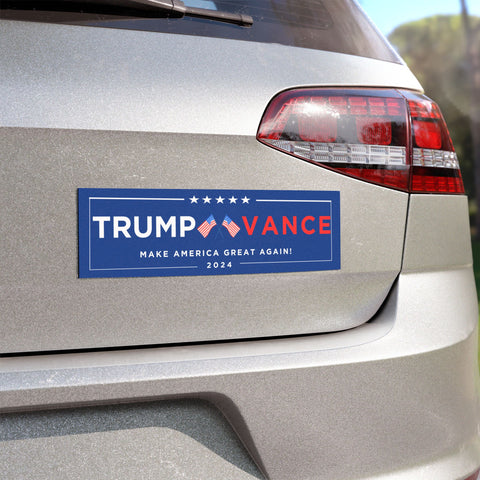 Trump Vance 2024 Car Magnet – Make America Great Again!