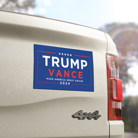 Trump Vance 2024 Car Magnet – Make America Great Again!