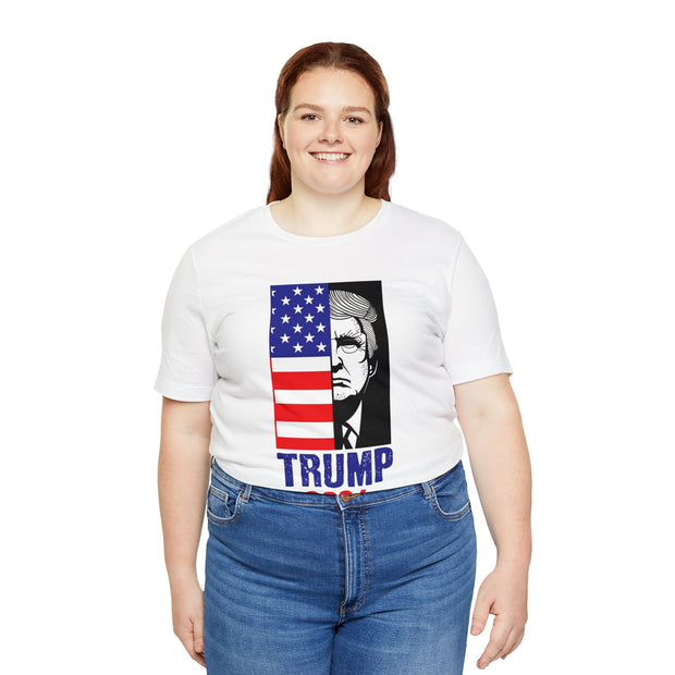 Get Your Stylish Trump 2024 T-Shirt - American Flag Trump 2024 Rally Shirts Limited Edition | FREETRUMP.COM