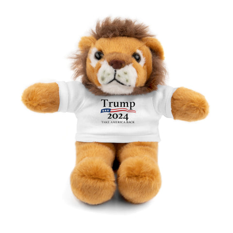 Trump 2024 Stuffed Animals Take America Back Slogan