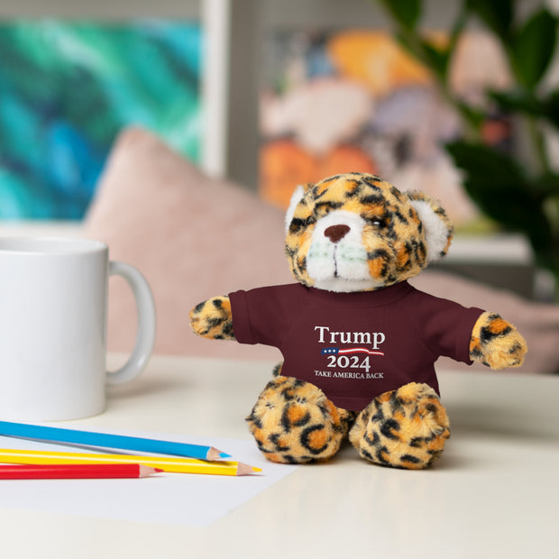 Trump 2024 Stuffed Animals Take America Back Slogan