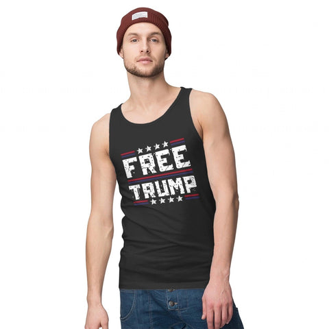 Free Trump Black Tank Top 2024 | FreeTrump.com