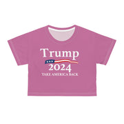 Pink Trump 2024 Rally Women Crop Top