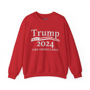 Trump 2024 Take America Back Sweatshirt - Show Your Support in Style this Winter