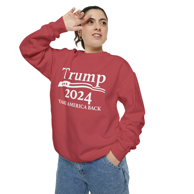 Women for Trump 2024 Take America Back Sweatshirt - Show Your Support in Style this Winter