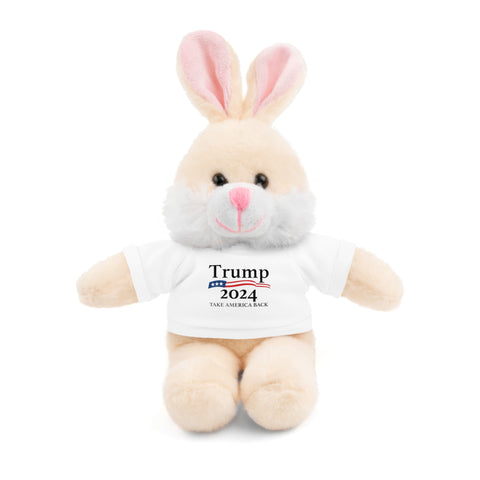 Trump 2024 Stuffed Animals Take America Back Slogan