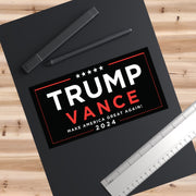 Premium Trump Vance 2024 Bumper Sticker - Black Edition