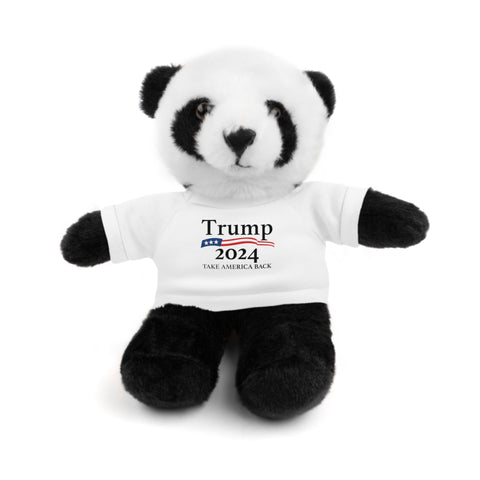 Trump 2024 Stuffed Animals Take America Back Slogan