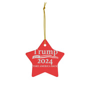 Limited Edition Donald Trump Rally 2024 Christmas Ornament - Make Christmas Great Again!