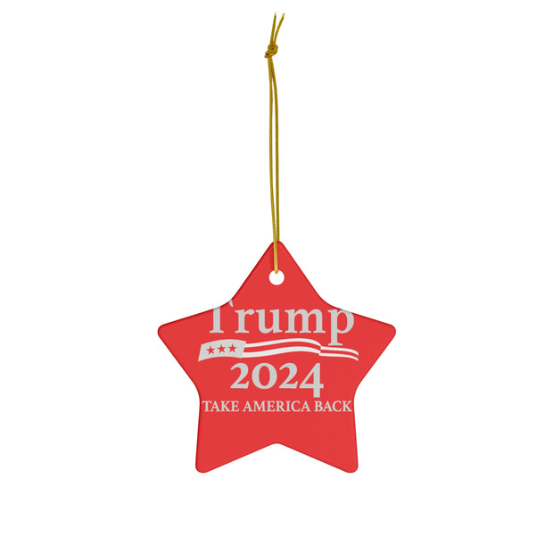 Limited Edition Donald Trump Rally 2024 Christmas Ornament - Make Christmas Great Again!