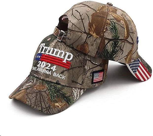 Trump 2024 Take America Back Hat - Camo - Free Trump