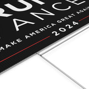 Trump Vance 2024 Yard Sign - Make America Great Again Campaign Sign