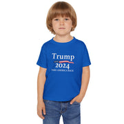 Kids' 'Trump 2024 - Take America Back' Patriotic T-Shirt