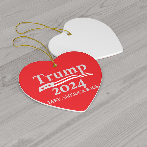 Limited Edition Donald Trump Rally 2024 Christmas Ornament - Make Christmas Great Again!