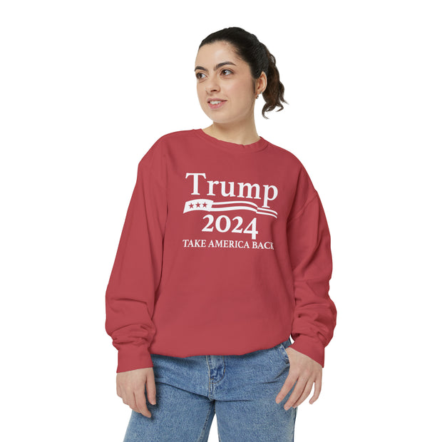 Women for Trump 2024 Take America Back Sweatshirt - Show Your Support in Style this Winter