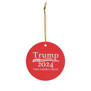 Limited Edition Donald Trump Rally 2024 Christmas Ornament - Make Christmas Great Again!