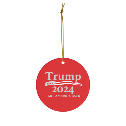 Limited Edition Donald Trump Rally 2024 Christmas Ornament - Make Christmas Great Again!