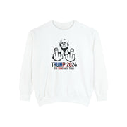 Trump 2024 Comeback Tour Sweatshirt - Bold Political Statement Apparel