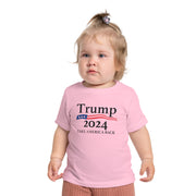 Baby 'Trump 2024 - Take America Back' Short Sleeve Onesie USA