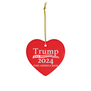 Limited Edition Donald Trump Rally 2024 Christmas Ornament - Make Christmas Great Again!