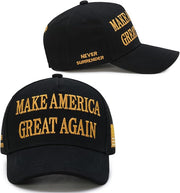 MAGA Black Gold Trump Hat