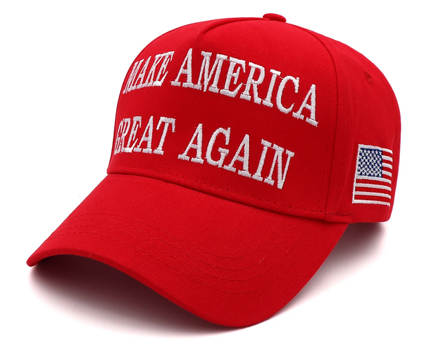 Authentic Trump Maga Hat Make America Great Again Side View