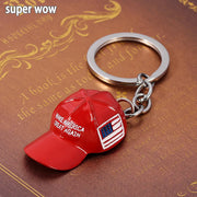 Trump 2024 MAGA Hat Keychain" Make America Great Again Key Chain