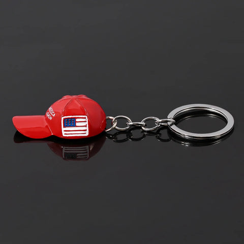 Trump 2024 MAGA Hat Keychain" Make America Great Again Key Chain