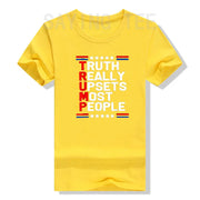 Eye-Catching "Truth Really Upsets Most People" Trump 2024 T-Shirt – Available in Multiple Colors