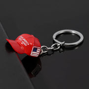 Trump 2024 MAGA Hat Keychain" Make America Great Again Key Chain