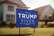 Trump & Vivek 2024: Make America Great Again - Premium Yard Garden Sign